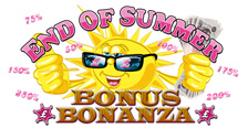 End of Summer Online Bingo Bonus Bonanza